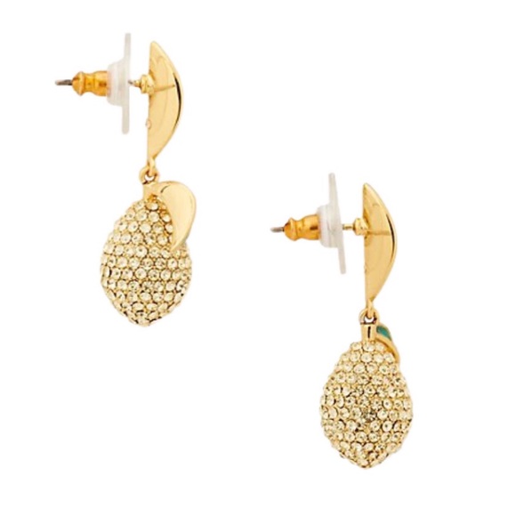 KATE SPADE • Picnic Perfect Lemon Drop Earrings - Picture 2 of 4